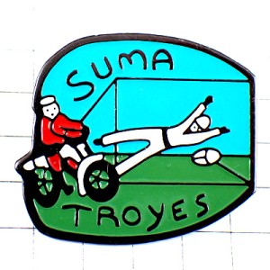 ピンバッジ・バイク二輪オートバイ球技モトボール