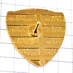 ピンバッジ・サッカー球ナイフとフォーク紋章型クラブハウス