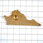 ピンバッジ・ヴァージニア州アメリカ/USA米国バージニア州の形 ピンバッジ・ヴァージニア州アメリカ/USA米国バージニア州の形