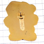 ピンバッジ・クリスマス熊クマ赤白サンタクロースの帽子