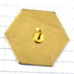 ピンバッジ・アルファベットＳ六角形エレク