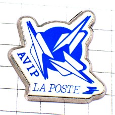ピンバッジ・ラポスト青いマーク郵便局