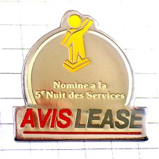 ピンバッジ・手を上げる人エイビスAVISレンタカー車リース