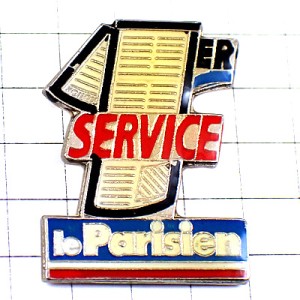 ピンバッジ・パリジャン新聞紙１番 LE-PARISIEN PARIS FRANCE