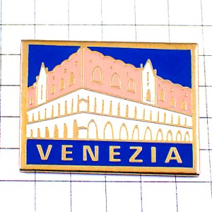 ピンバッジ・ベニス水の都イタリア海ヴェネツィア町 VENEZIA ITALIA ITALY