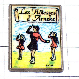ピンバッジ・バトントワリング女の子たち HOTESSES D-ARNEKE FRANCE