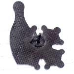 ピンバッジ・ボウリングのピン１本オック地方の十字