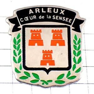 ピンバッジ・アルリュー赤い塔の紋章