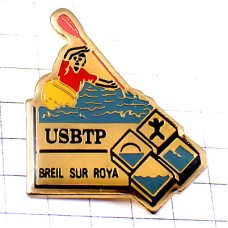 ピンバッジ・カヌー船バカンス