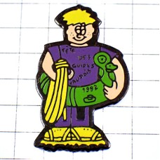 ピンバッジ・アヒルの浮輪の山登りガイドさん MOUNTAIN GUIDE SWISS