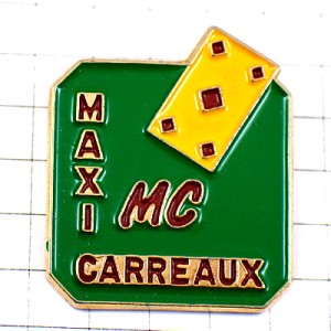 ピンバッジ・トランプ一枚ダイヤ赤カード