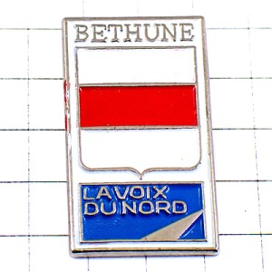 ピンバッジ・ベテューヌ赤と白の紋章