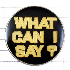 ピンバッジ・英語メッセージ文