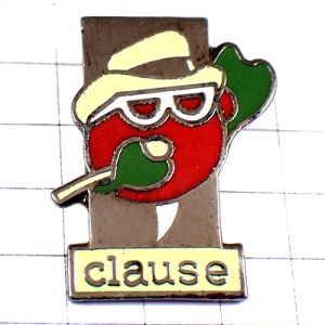 ピンバッジ・サングラス眼鏡の赤い玉ガーデニング庭造り CLAUSE SEMENCES GRAIN FRANCE