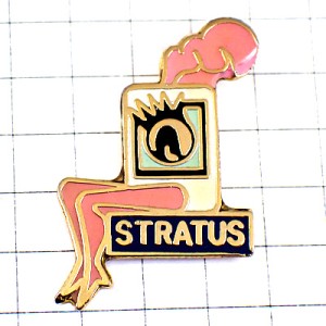 ピンバッジ・ピンク色の女の子エコー診察ドイツ医療