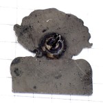 ピンバッジ・真っ赤な口唇の女の子