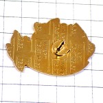 ピンバッジ・アルプスの花々オレンジ青ピンク色