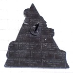 ピンバッジ・イスラエル太陽ヤシの木ボート海の風景