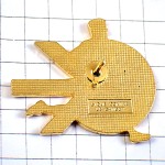 ピンバッジ・ランナー陸上選手ガンと闘う白い矢印 LA-LIGUE BOUGEONS CANCER FRANCE