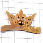 ピンバッジ・金色の百合の王冠ガレットデロワお菓子 EPIPHANY GALETTE-DES-ROIS