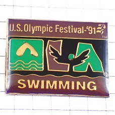 ピンバッジ・スイミング水泳クロールLAロサンゼルス/USAアメリカ