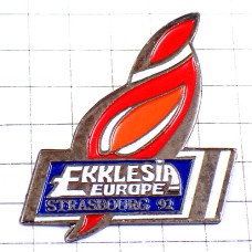 ピンバッジ・炎エクレシア教会