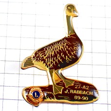 ピンバッジ・水鳥ハンティング狩猟ライオンズクラブＬ