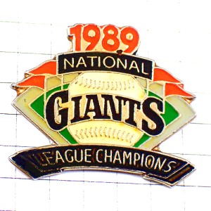 ピンバッジ・ジャイアンツ野球メジャーリーグ白球 BASEBALL GIANTS SAN-FRANCISCO USA