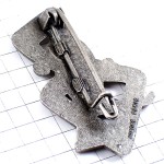 ブローチ・スキー学校シルバー銀色