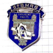 ブローチ・第6一般予備装備大隊フランス軍ミリタリー歯車