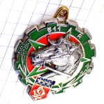 ブローチ・第511輜重連隊フランス軍ミリタリー馬シルバー銀色