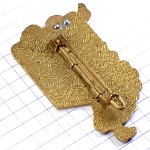 ブローチ・パリジェンヌ踊り子ダンサー足を高く上げる女の子ライオンズクラブＬ FRENCH-CANCAN LIONS-CLUB 103-FRANCE BROOCH