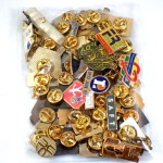 フランス ピンズ 雑貨 ヴィンテージ ピンバッジまとめて50個セット まとめ売り 大量 フレンチ ビンテージ 広告 ハート象ドクロ兎など