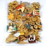 フランス ピンズ 雑貨 ヴィンテージ ピンバッジまとめて50個セット まとめ売り 大量 フレンチ ビンテージ 広告 象の親子サッカー女の子など