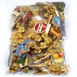 フランス ピンズ 雑貨 ヴィンテージ ピンバッジまとめて50個セット まとめ売り 大量 フレンチ ビンテージ 広告 シトロエンZXアイスＭなど