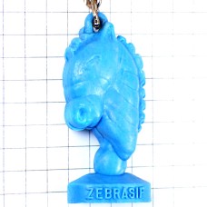 キーホルダー・シマウマ青い馬チェスのコマ駒ブルーのナイト ZEBRASIF CHESS FRANCE