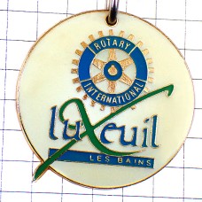 キーホルダー・ロータリークラブ歯車リュクスイユ＝レ＝バン ROTARY INTERNATIONAL LUXEUIL FRANCE