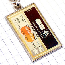 キーホルダー・クレディアグリコル銀行クレジットカード型 CREDIT-AGRICOLE BANK-CARD CREDIT-CARD FRANCE EUROCARD MASTERCARD