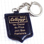 キーホルダー・ライオンや白い十字の紋章カリピジュ黒い革製