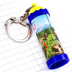 キーホルダー・女の子ワイン葡萄の収穫ブドウ酒ブルゴーニュ産ボーヌの村 MARGNAT BEAUNE BOURGOGNE FRANCE