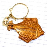 キーホルダー・パティスリーお菓子職人パティシエ魚型のお菓子 PATISSERIE FRANCAISE