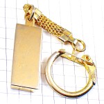 キーホルダー・金の延べ棒型ゴールド金色