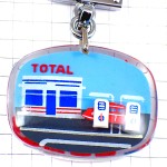 キーホルダー・赤い車トタル石油の給油機ブルボン社製 TOTAL CITROEN-DS BOURBON MOBILE FRANCE