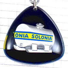 キーホルダー・液体の肥料ソロニア青と黄色ブルボン社製 BOURBON SOLONIA FERTILIZER TOULOUSE FRANCE