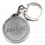 キーホルダー・プジョー車ライオン銀色シルバーエンブレム最初期のロゴ PEUGEOT-FRERES PEUGEOT FRANCE
