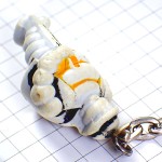 キーホルダー・ミシュラン社ビバンダムくん白いキャラクター MICHELIN BIBENDUM FRANCE