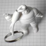 キーホルダー・ミシュラン社ビバンダムくんビブ車タイヤ BIBENDUM MICHELIN FRANCE