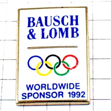 ピンバッジ・アルベールビル五輪ボシュロム社スポンサー眼鏡オリンピック冬季ビンテージ中古品 BAUSCH&LOMB ALBERTVILLE-1992 SAVOIE FRANCE
