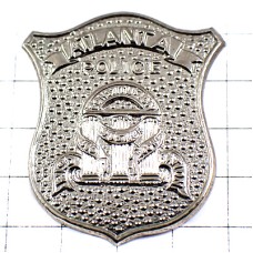 ピンバッジ・アトランタ警察ポリス/USAアメリカ米国シルバー銀色