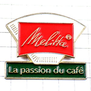 ピンバッジ・メリタコーヒー珈琲フィルター紙 CAFES MELITTA